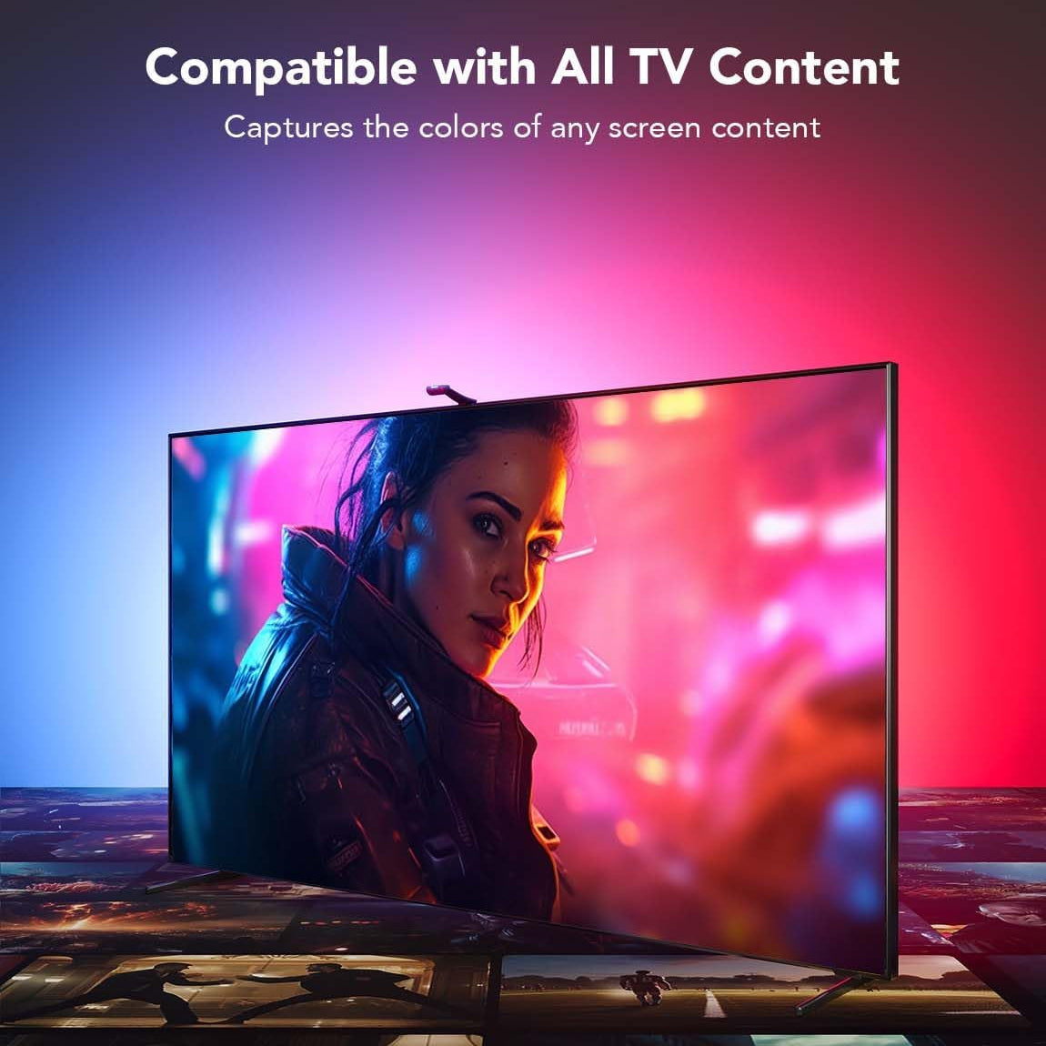 GlowSync™ Smart TV LED Backlight