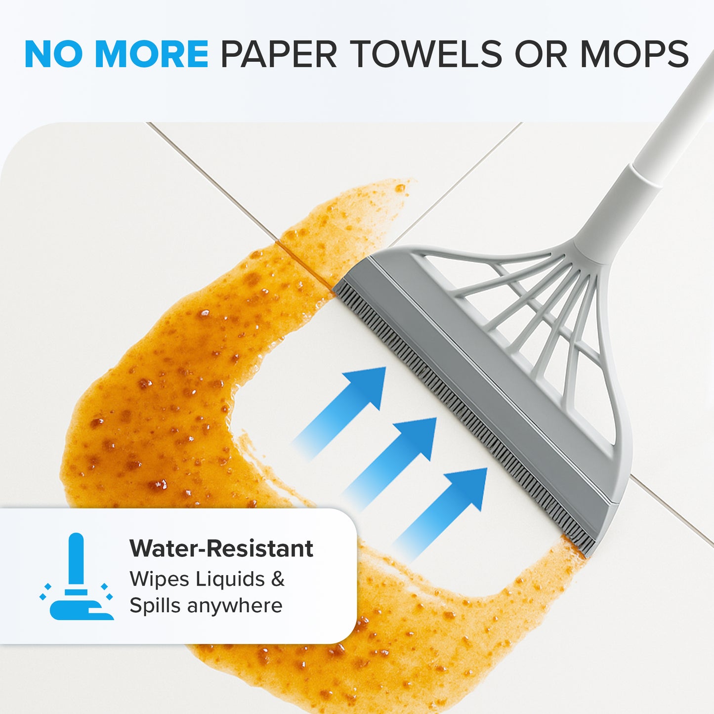 Broombi™ All-Surface Silicone Broom