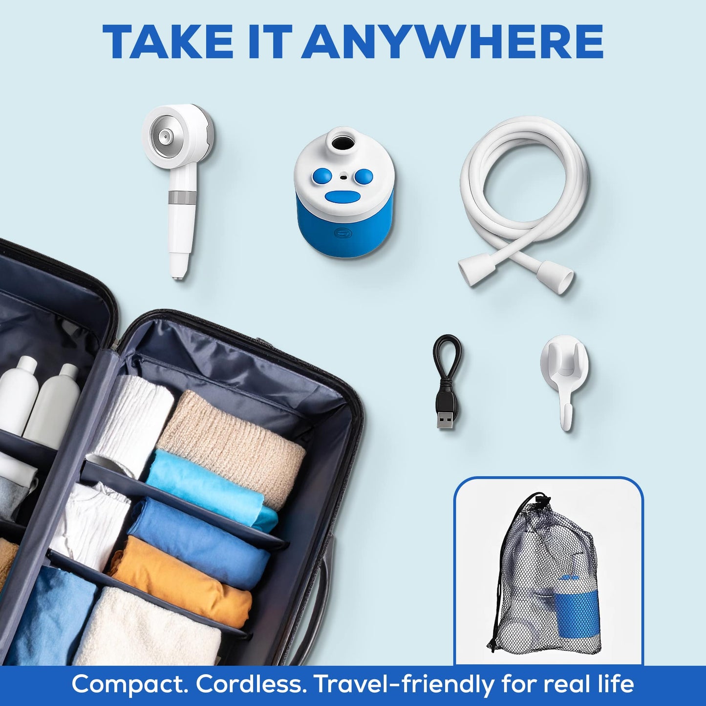 PortaPump™ Portable Shower Pump