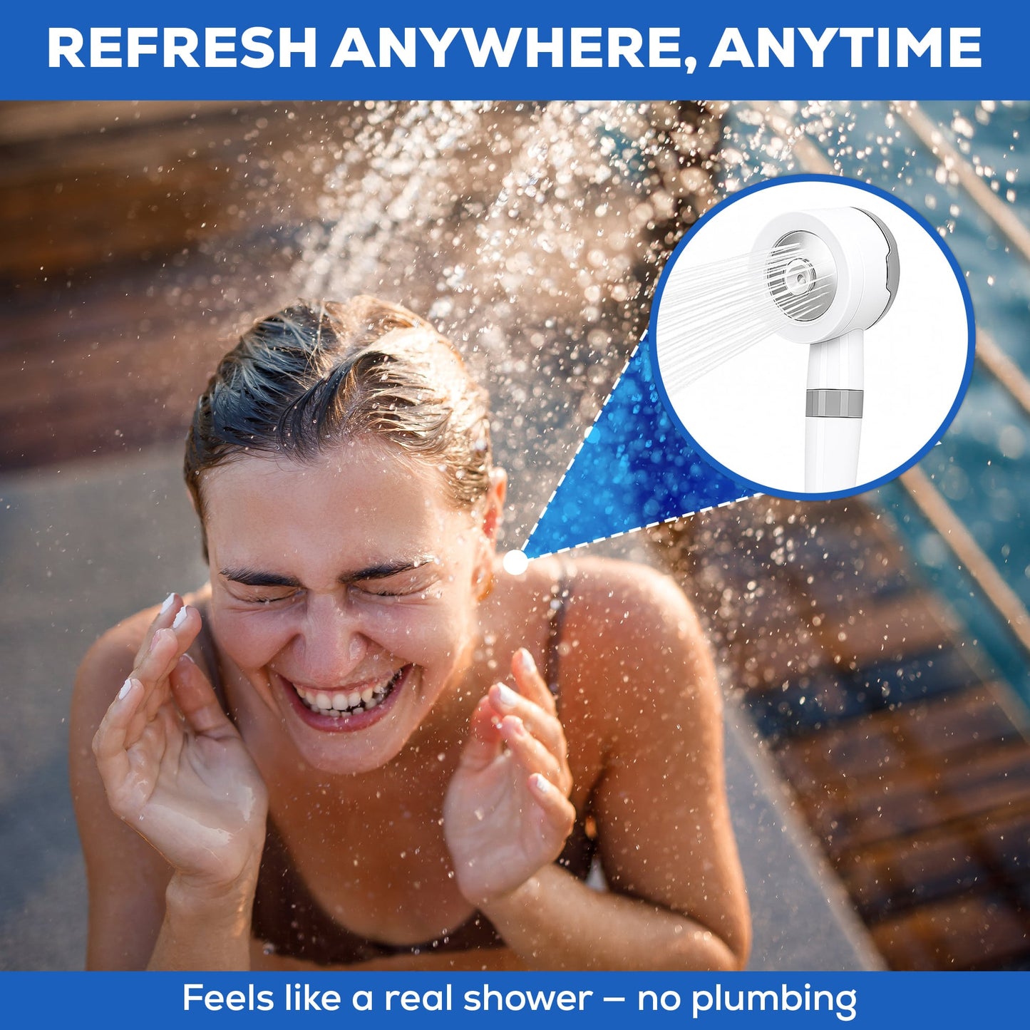 PortaPump™ Portable Shower Pump