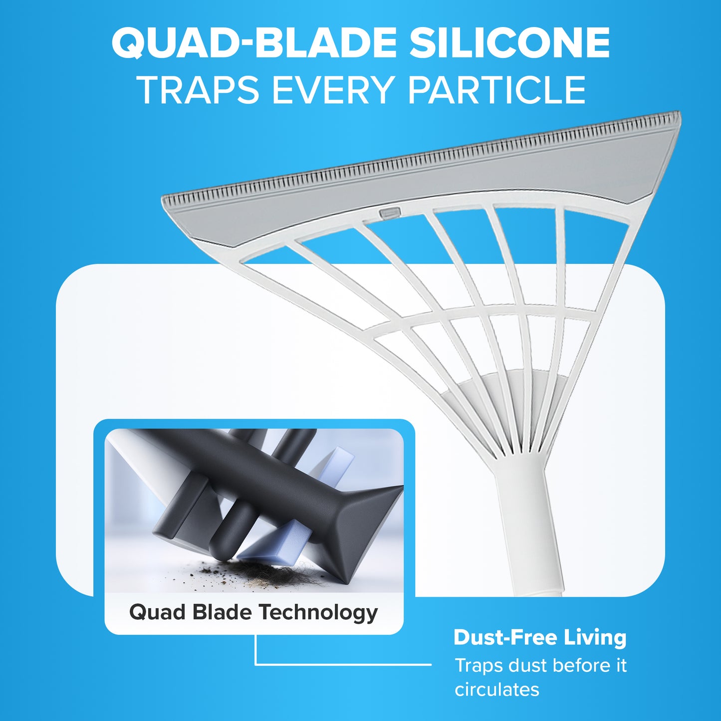Broombi™ All-Surface Silicone Broom