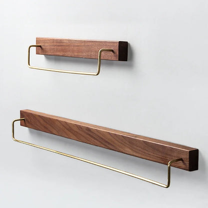 Walnut Towel Rack