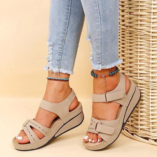 Luna Grace Wedge Sandals